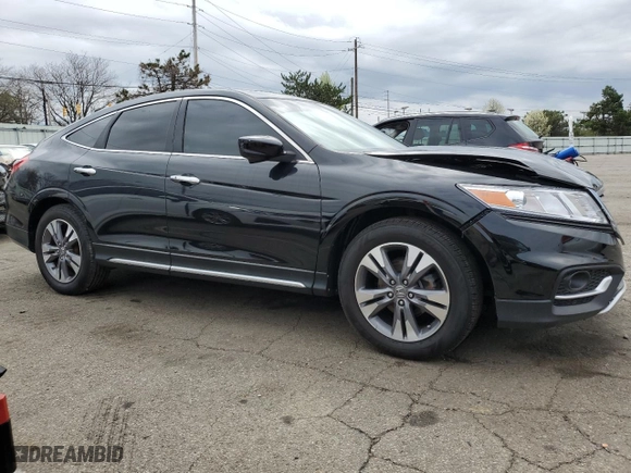 2013 Honda Crosstour EX-L with VIN 5J6TF2H51DL004676, listed as a Copart auction lot 51875405 with 154,756 mi miles and Salvage Title. Bid and sale history available at carsss.com. Image 4.