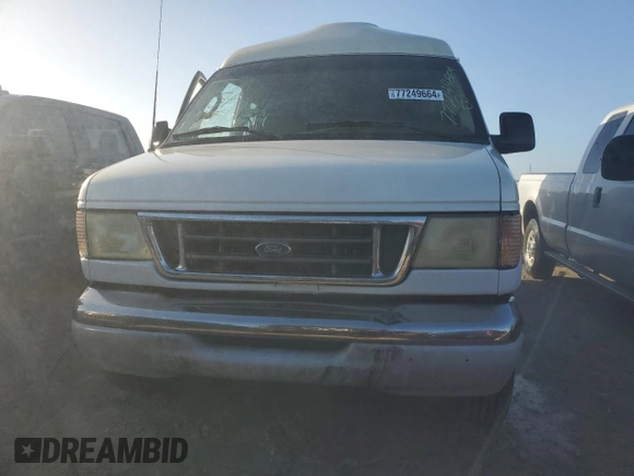 2003 Ford Econoline Cargo Recreational with VIN 1FDPE24LX3HA52446, listed as a Copart auction lot 77249664 with 109,911 mi miles and Non Repairable. Bid and sale history available at DreamBid. Image 5.