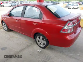 2007 Chevrolet Aveo LT with VIN KL1TG566X7B153881, listed as a IAAI auction lot 42626501 with 122,555 mi miles and . Bid and sale history available at DreamBid. Image 3.