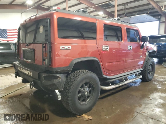 2004 Hummer H2 with VIN 5GRGN23U84H106907, listed as a Copart auction lot 42089285 with 115,838 mi miles and Salvage Title. Bid and sale history available at carsss.com. Image 3.