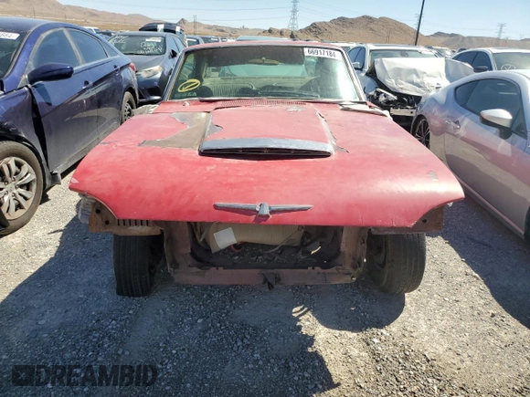 1966 Ford Thunderbird with VIN 6Y870135392, listed as a Copart auction lot 66917184 with Not Provided miles and Salvage Title. Bid and sale history available at DreamBid. Image 5.