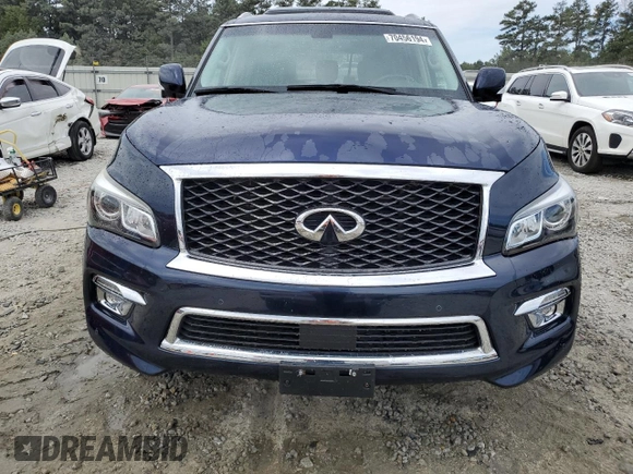 2015 Infiniti QX80 with VIN JN8AZ2NC6F9371228, listed as a Copart auction lot 70456194 with 95,979 mi miles and Salvage Title. Bid and sale history available at carsss.com. Image 5.