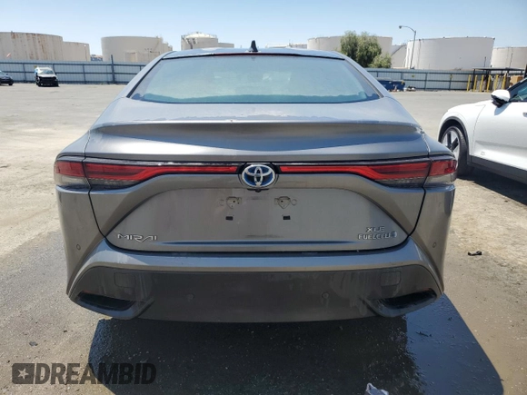 2022 Toyota Mirai XLE with VIN JTDAAAAA6NA007342, listed as a Copart auction lot 60264625 with 27,410 mi miles and Salvage title. Bid and sale history available at DreamBid. Image 6.