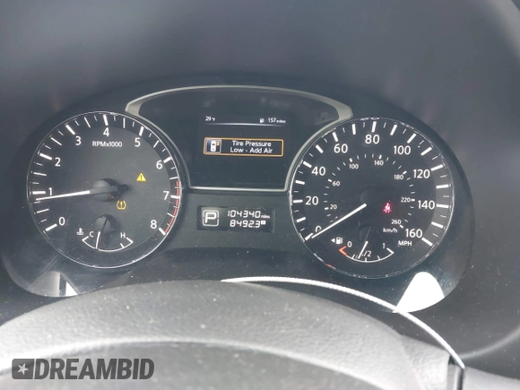 2015 Nissan Altima S with VIN 1N4AL3AP4FN380518, listed as a IAAI auction lot 41309200 with 104,340 mi miles and . Bid and sale history available at DreamBid. Image 7.