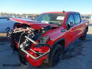 2020 GMC Sierra 1500 Elevation with VIN 3GTU9CED6LG438509, listed as a IAAI auction lot 41065097 with 87,151 mi miles. Bid and sale history available at carsss.com. Image 2.