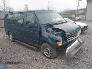 1996 Ford Econoline Cargo with VIN 1FMEE11H3THB23052, listed as a IAAI auction lot 41943008 with 161,522 mi miles and . Bid and sale history available at DreamBid. Image 1.