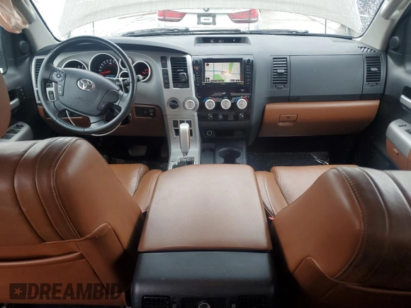 2008 Toyota Tundra Limited with VIN 5TFDV58158X056211, listed as a Copart auction lot 51940865 with 198,126 mi miles and Salvage title. Bid and sale history available at DreamBid. Image 8.
