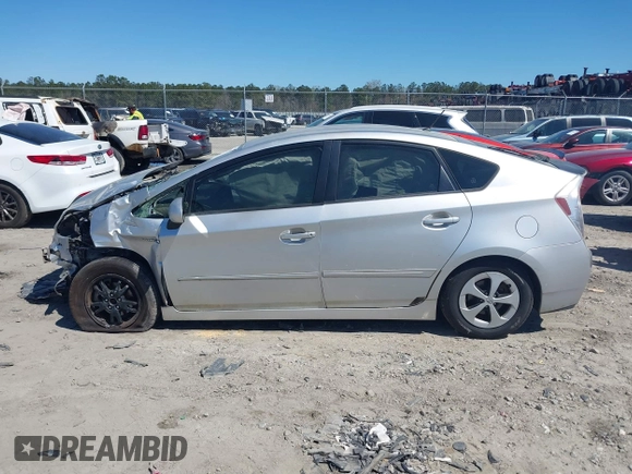 2013 Toyota Prius One with VIN JTDKN3DU7D0343743, listed as a IAAI auction lot 41816317 with 183,096 mi miles. Bid and sale history available at carsss.com. Image 13.