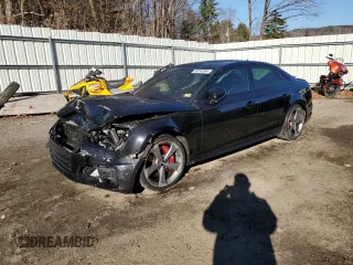 2019 Audi S4 Premium Plus with VIN WAUB4AF42KA034240, listed as a Copart auction lot 80744564 with 45,953 mi miles and Salvage Title. Bid and sale history available at carsss.com. Image 1.