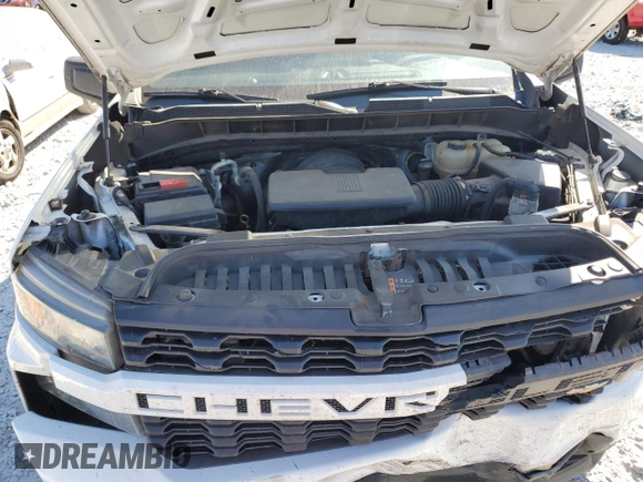 2020 Chevrolet Silverado 1500 Custom with VIN 1GCPWBEF6LZ103672, listed as a Copart auction lot 77603784 with 188,577 mi miles and Salvage Title. Bid and sale history available at carsss.com. Image 12.
