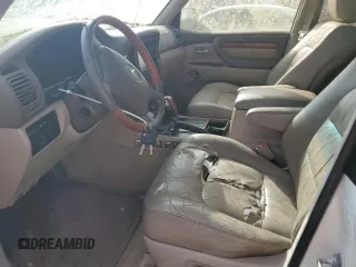 2002 Lexus LX 470 z VIN JTJHT00W623517039, wystawiony jako Copart lot #51458785 z przebiegiem 219 906 mil mil oraz Tytuł czysty. Historia ofert i sprzedaży dostępna na DreamBid. Obrazek 7.