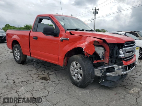 2018 Ford F-150 XL z VIN 1FTMF1CBXJKC16351, wystawiony jako Copart lot #54138485 z przebiegiem Nie podano mil oraz Szkoda całkowita • Salvage title. Historia ofert i sprzedaży dostępna na DreamBid. Obrazek 4.