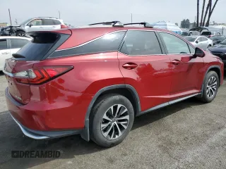 2020 Lexus RX 350L with VIN JTJHZKFA2L2024522, listed as a Copart auction lot 53118825 with 73,403 mi miles and Salvage title. Bid and sale history available at DreamBid. Image 3.