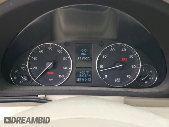 2005 Mercedes-Benz C 240 с VIN WDBRF61J15F716540, выставлен на аукционе Copart как лот 58163125 с пробегом 119 655 миль миль и Списание • Salvage title. История ставок и продаж доступна на DreamBid. Изображение 9.
