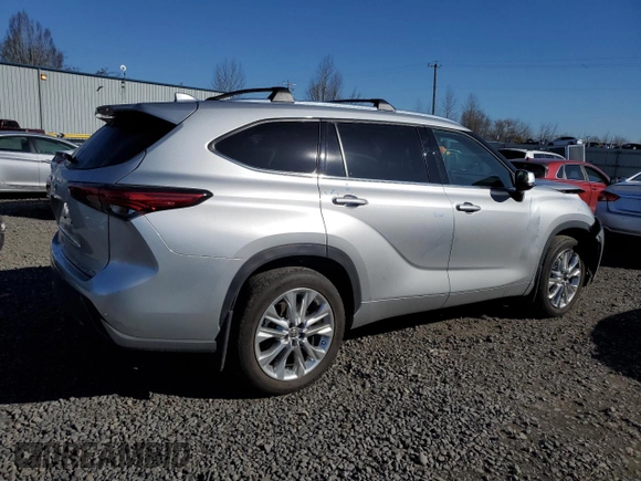 2023 Toyota Highlander L with VIN 5TDKDRBH1PS047176, listed as a Copart auction lot 47275345 with 19,473 mi miles and Salvage title. Bid and sale history available at DreamBid. Image 3.