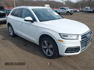 2018 Audi Q5 Premium Plus z VIN WA1BNAFY9J2000382, wystawiony jako IAAI lot #41846942 z przebiegiem 123 607 mil mil oraz . Historia ofert i sprzedaży dostępna na DreamBid. Obrazek 1.
