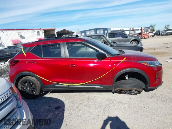 2024 Nissan Kicks SR with VIN 3N1CP5DV9RL529929, listed as a IAAI auction lot 41211464 with 7,695 mi miles and . Bid and sale history available at carsss.com. Image 13.