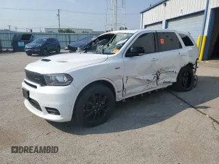 2018 Dodge Durango R/T с VIN 1C4SDHCT0JC486004, выставлен на аукционе Copart как лот 59749965 с пробегом 64 012 миль миль и Чистый • Clean title. История ставок и продаж доступна на DreamBid. Изображение 1.
