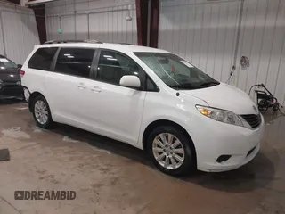 2013 Toyota Sienna LE with VIN 5TDJK3DC2DS049479, listed as a IAAI auction lot 41322671 with 108,436 mi miles and . Bid and sale history available at DreamBid. Image 1.