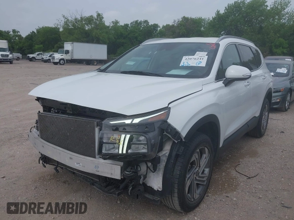 2023 Hyundai Santa Fe SEL with VIN 5NMS2DAJ0PH524289, listed as a IAAI auction lot 42076241 with 60,757 mi miles and . Bid and sale history available at DreamBid. Image 2.