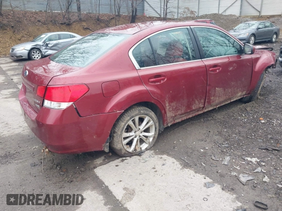 2013 Subaru Legacy Premium with VIN 4S3BMBC63D3042269, listed as a IAAI auction lot 42016310 with Not Provided miles and . Bid and sale history available at carsss.com. Image 4.