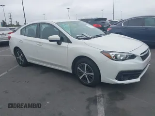 2021 Subaru Impreza Premium with VIN 4S3GKAV61M3604298, listed as a IAAI auction lot 42011198 with 50,667 mi miles and . Bid and sale history available at DreamBid. Image 1.