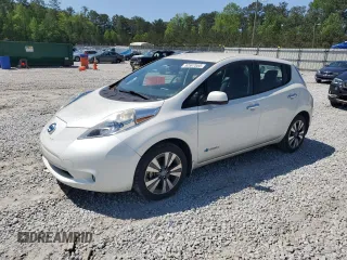 2013 Nissan LEAF SL with VIN 1N4AZ0CP9DC409899, listed as a Copart auction lot 52597555 with 61,628 mi miles and Salvage Title. Bid and sale history available at carsss.com. Image 1.