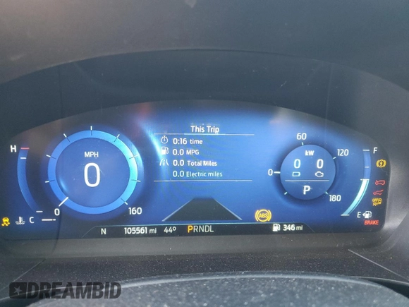 2020 Ford Escape Titanium Hybrid with VIN 1FMCU9DZ0LUC11478, listed as a Copart auction lot 50552275 with 105,561 mi miles and Salvage title. Bid and sale history available at DreamBid. Image 9.