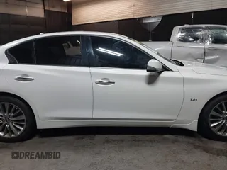 2020 Infiniti Q50 Luxe with VIN JN1EV7AR4LM251732, listed as a IAAI auction lot 41482077 with 12,799 mi miles and . Bid and sale history available at DreamBid. Image 13.