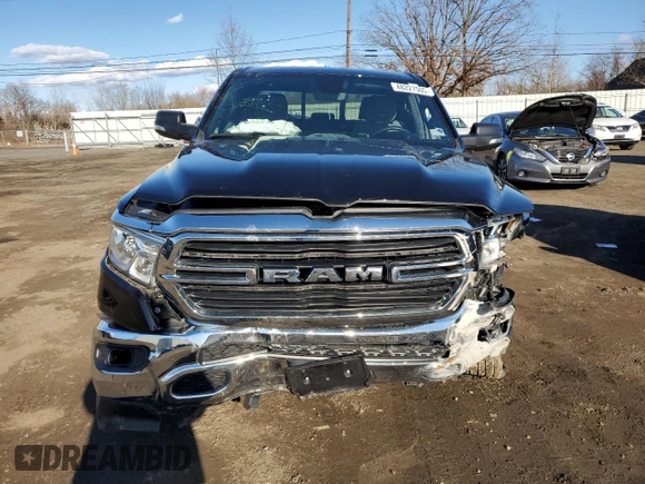 2021 Ram 1500 Big Horn with VIN 1C6RRFBG1MN804298, listed as a Copart auction lot 48227505 with 24,672 mi miles and Salvage Title. Bid and sale history available at carsss.com. Image 5.
