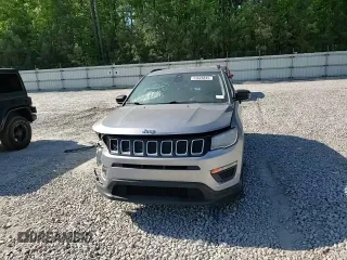 2018 Jeep Compass Sport with VIN 3C4NJCAB5JT240492, listed as a Copart auction lot 53626845 with 75,355 mi miles and Salvage title. Bid and sale history available at DreamBid. Image 11.