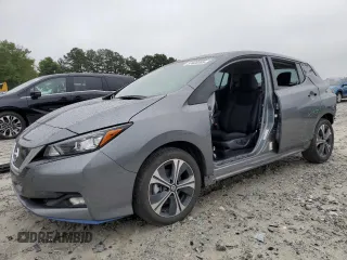 2019 Nissan LEAF SL Plus z VIN 1N4BZ1CP8KC320400, wystawiony jako Copart lot #57420385 z przebiegiem 46 666 mil mil oraz Szkoda całkowita • Salvage title. Historia ofert i sprzedaży dostępna na DreamBid. Obrazek 1.