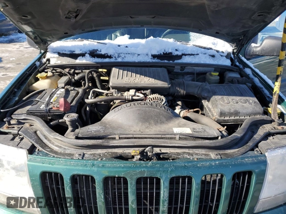 1999 Jeep Grand Cherokee Limited with VIN 1J4GW68N7XC578504, listed as a Copart auction lot 43684275 with 163,752 mi miles and Clean Title. Bid and sale history available at carsss.com. Image 12.