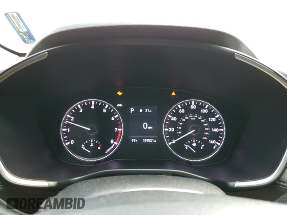 2019 Hyundai Santa Fe SE with VIN 5NMS23ADXKH013816, listed as a Copart auction lot 58556295 with 159,521 mi miles and Salvage title. Bid and sale history available at DreamBid. Image 9.
