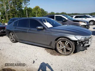 2019 BMW 7 Series 740i xDrive with VIN WBA7E4C50KGV70540, listed as a Copart auction lot 66922083 with 47,529 mi miles. Bid and sale history available at carsss.com. Image 4.