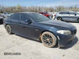 2013 BMW 5 Series 550i with VIN WBAFR9C55DD226669, listed as a Copart auction lot 50998855 with 121,655 mi miles and Clean Title. Bid and sale history available at carsss.com. Image 4.
