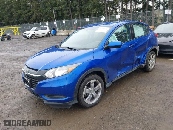 2018 Honda HR-V LX with VIN 3CZRU6H37JM712432, listed as a IAAI auction lot 41777654 with 14,385 mi miles. Bid and sale history available at carsss.com. Image 17.
