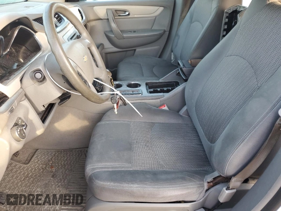 2017 Chevrolet Traverse LS with VIN 1GNKRFKD1HJ183777, listed as a Copart auction lot 54166265 with 205,567 mi miles and Salvage Title. Bid and sale history available at carsss.com. Image 7.