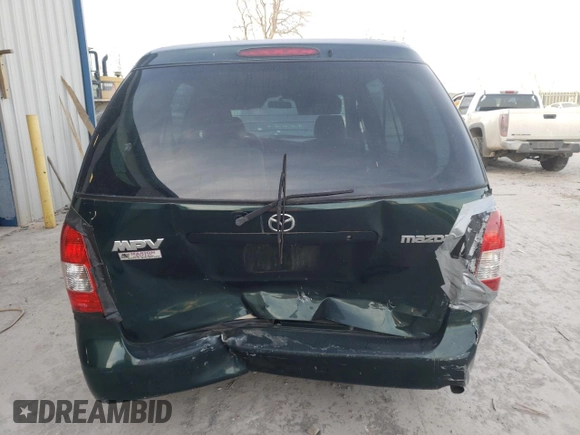 2000 Mazda MPV DX z VIN JM3LW28G8Y0106384, wystawiony jako Copart lot #66537813 z przebiegiem 223 272 mil mil oraz Szkoda całkowita • Salvage title. Historia ofert i sprzedaży dostępna na DreamBid. Obrazek 9.