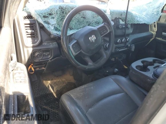2019 Ram 2500 Tradesman with VIN 3C6UR5CJ5KG711790, listed as a Copart auction lot 88530595 with 0 mi miles and Salvage Title. Bid and sale history available at carsss.com. Image 8.