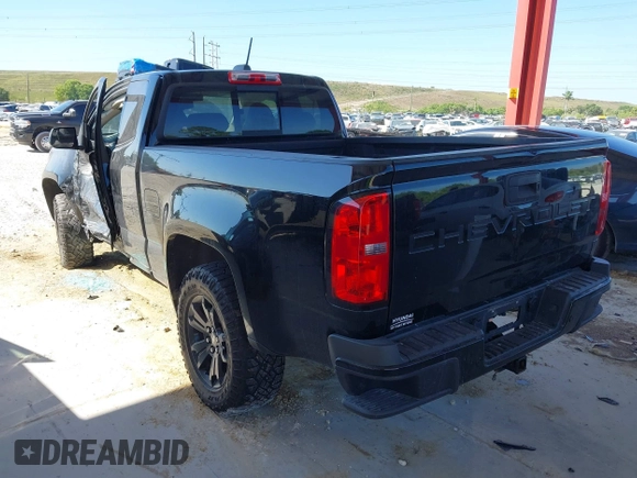 2022 Chevrolet Colorado 4WD Z71 with VIN 1GCHTDEN2N1198149, listed as a IAAI auction lot 41790400 with 60,920 mi miles. Bid and sale history available at carsss.com. Image 3.