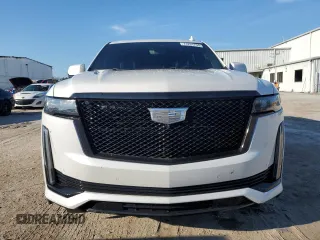 2022 Cadillac Escalade ESV Sport Platinum with VIN 1GYS4RKL2NR350025, listed as a Copart auction lot 74261794 with 28,667 mi miles and Non repairable. Bid and sale history available at DreamBid. Image 5.