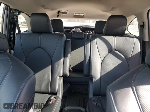 2023 Toyota Highlander Hybrid Limited with VIN 5TDXBRCH8PS597517, listed as a Copart auction lot 43816715 with 14,215 mi miles and Salvage title. Bid and sale history available at DreamBid. Image 10.