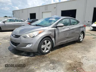 2013 Hyundai Elantra GLS with VIN 5NPDH4AE2DH408021, listed as a Copart auction lot 60660675 with 75,026 mi miles and Salvage title. Bid and sale history available at DreamBid. Image 1.