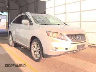 2010 Lexus RX 450h with VIN JTJBC1BA1A2015606, listed as a Copart auction lot 63535375 with 190,326 mi miles and Clean title. Bid and sale history available at DreamBid. Image 1.