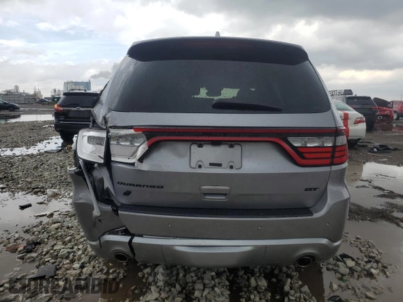 2021 Dodge Durango GT Plus with VIN 1C4RDJDG1MC611409, listed as a Copart auction lot 55362375 with 58,846 mi miles and Salvage title. Bid and sale history available at DreamBid. Image 6.