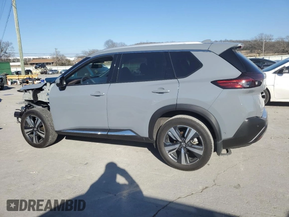 2023 Nissan Rogue SL with VIN 5N1BT3CA8PC868676, listed as a Copart auction lot 47920025 with 12,302 mi miles and Salvage Title. Bid and sale history available at carsss.com. Image 2.