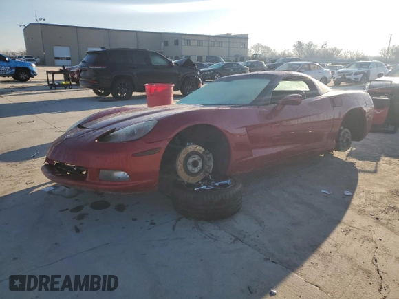 2008 Chevrolet Corvette with VIN 1G1YY26W785118119, listed as a Copart auction lot 87317354 with 0 mi miles and Salvage Title. Bid and sale history available at carsss.com. Image 1.