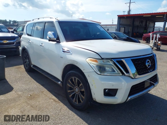 2017 Nissan Armada SV with VIN JN8AY2ND6H9005462, listed as a IAAI auction lot 42412817 with 131,513 mi miles and . Bid and sale history available at DreamBid. Image 1.