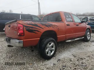 2008 Dodge 1500 SLT with VIN 1D7HU18208S615981, listed as a Copart auction lot 46594765 with 198,406 mi miles and Clean Title. Bid and sale history available at carsss.com. Image 3.